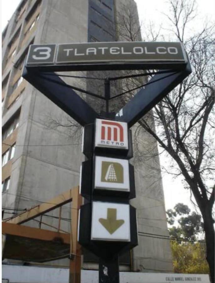 Habitacion Economica Y Pequena Con Bano Privado Cerca Del Centro Historico Città del Messico Esterno foto
